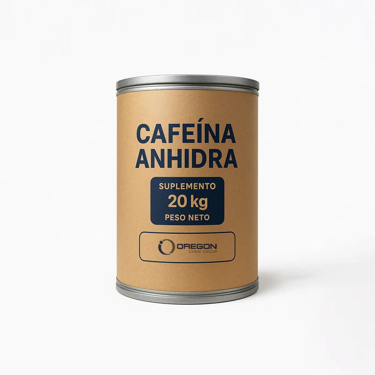 Cafeína 20Kg Oregon Chem Cafeina Anhidra 25 K