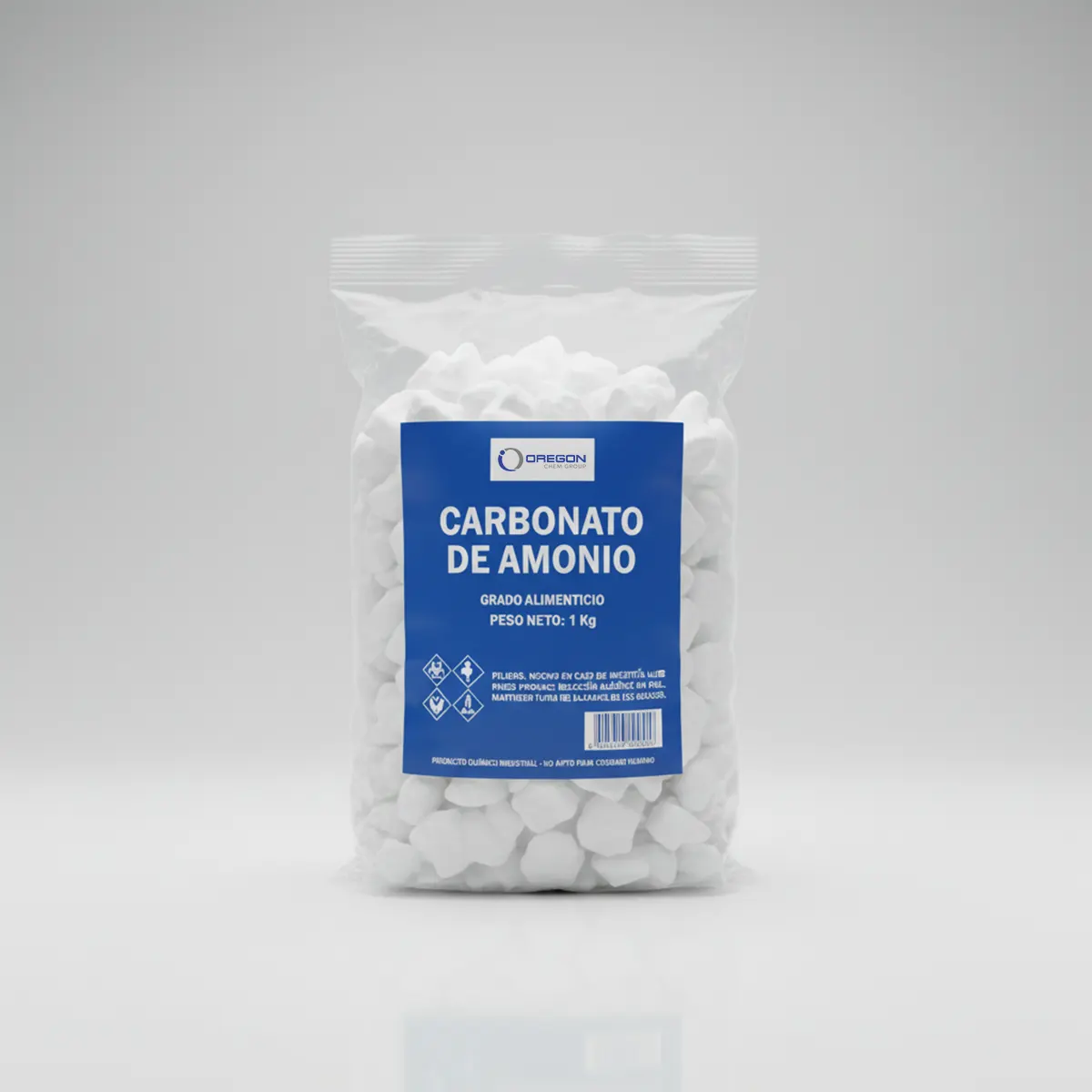 Carbonato de Amonio 1 KG Oregon Chem Carbonato De Amonio 1 Kg