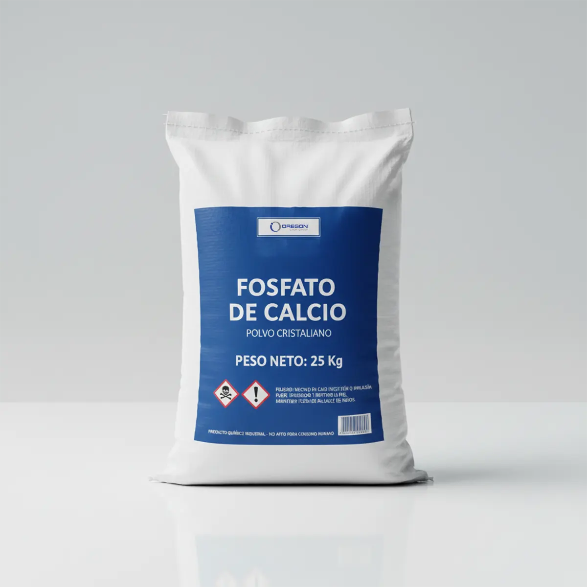 Fosfato de Calcio 1 KG Oregon Chem Fosfato De Calcio 25 Kg
