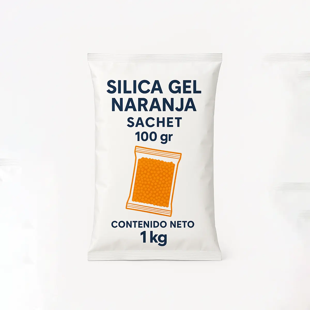 Sílica gel Naranja Sachet 100 gr Sílica gel Naranja Sachet 100 gr - Imagen 2