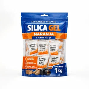 Sílica gel Naranja Sachet 100 gr