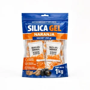 Sílica Gel Naranja Sachet de 250 gr