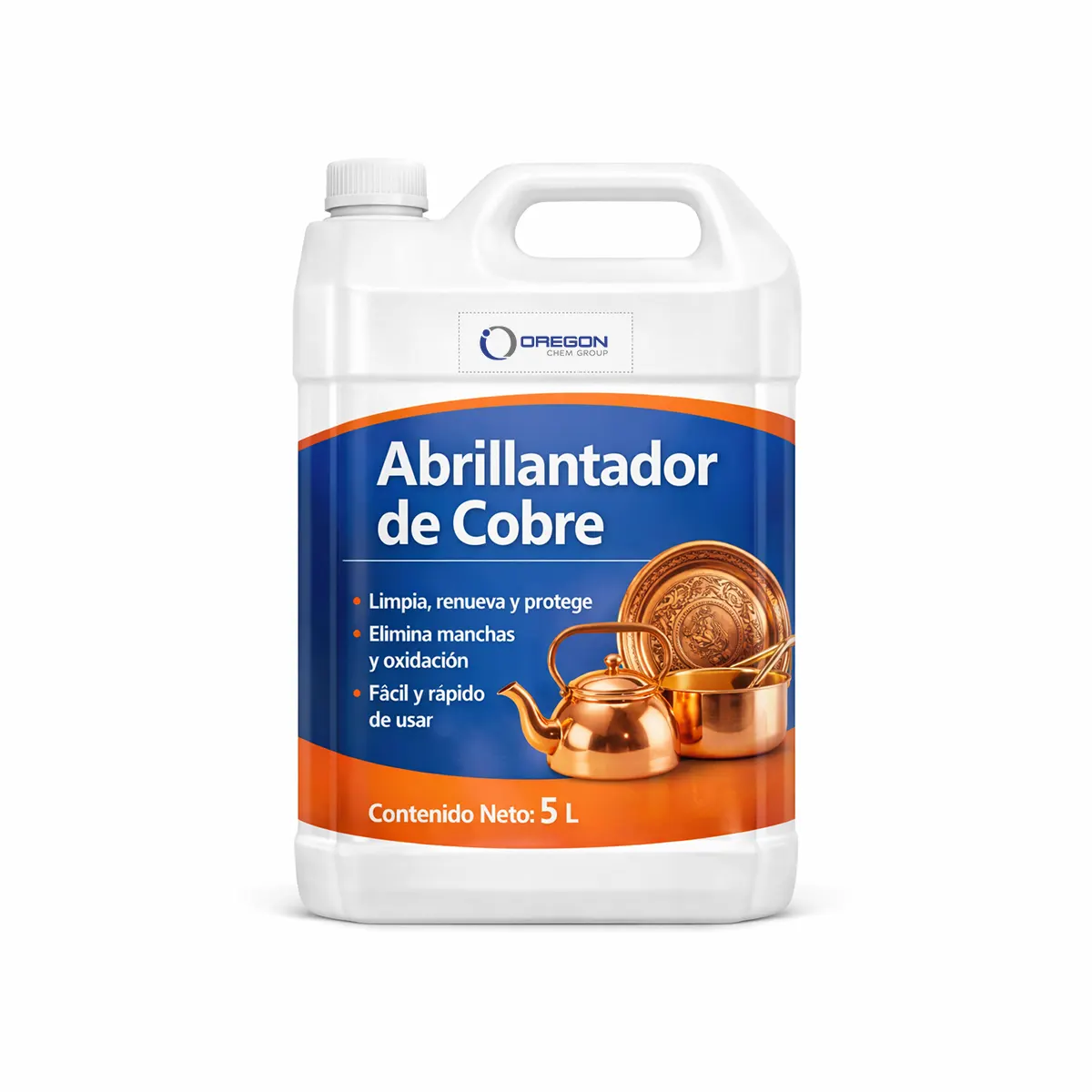Abrillantador para Cobre Abrillantador De Cobre 5 Lt